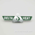 Zinc Alloy Bright Chrome Metal Brand Logo Label